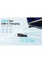 كابل USB-C إلى USB-C مغناطيسي، يدعم الشحن السريع بقوة 100 واط كحد أقصى، ونقل البيانات بسرعة 480 ميجابت في الثانية، مصنوع من النايلون المجدول، ومتوافق مع: - 5