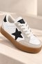 Star-Patterned Rubber Sole, Lace-Up, Casual Unisex Boys'/Girls' Kids' Sneakers - 2