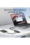 محور USB C، 4 منافذ USB 3.0، طاقة USB C، بطول 60 سم - 5