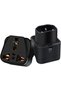 IEC C14 to Socket for EU US UK AU Power Adapter AC Plug(2pcs)，use UPS/PDU Server, a Computer Host & - 7