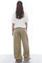 Elastic Waist Straight Fit Trousers - 6