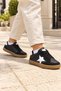 Star-Patterned Rubber Sole, Lace-Up, Casual Unisex Boys'/Girls' Kids' Sneakers - 7