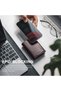 محفظة بطاقات جلدية مانعة لتقنية RFID مع حامل بطاقات منبثق وحجرة للأوراق النقدية، وحامل بطاقة الهوية. - 5
