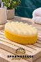 Spa & Massage Yellow Bath and Shower Sponge—Double-Layered, Wavy-Surface, Oval Body Wash Sponge—1 Piece - 6