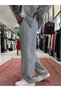 Gray Velvet Baggy Pants TW-7004 - 4