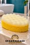 Spa & Massage Yellow Bath and Shower Sponge—Double-Layered, Wavy-Surface, Oval Body Wash Sponge—1 Piece - 4