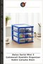 Deluxe Series Mini 3-Drawer Nightstand Organizer for Desk Accessories and Workspace