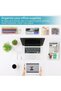 25 PCS Clear Plastic Drawer Organizers Set, 4-Size - 8