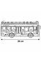 Red City Bus with Lights, Sound, and Opening Doors—28 CM, 1:16 Scale Fun Toy Bus - 3