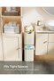 Laundry Hamper with Lid, Slim Laundry Basket, 17.2 Gallons (65L), Space-Saving, Removable Mesh Liner - 3