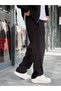 Black-Waisted, Corded Fabric, Baggy Pants MRK-2859 - 5