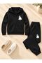 Busekids Unisex Multi-Printed Hooded Zipper Sweatsuit Set, Ages 7–14