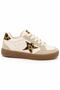 Star-Patterned Rubber Sole, Lace-Up, Casual Unisex Boys'/Girls' Kids' Sneakers - 3