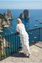 Samara Off-The-Shoulder Flounce Long Evening Dress Chiffon Invitation and Wedding Party Dress - 3