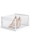 X-Large Shoe Storage Boxes Organizers Clear Plastic Stackable 12 Pack, Shoe Rack & Holder Substitute - 5