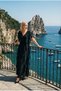 Samara Off-The-Shoulder Flounce Long Evening Dress Chiffon Invitation and Wedding Party Dress - 3