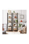 Bookcase, Talis, Rustic Brown, 5 shelves, 40 x 30 x 153 cm - 6