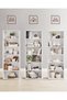 White Bookcase 60x24x178.5 cm - 5