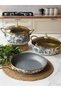 3-Piece Granite TENCEL™ Cookware Set, Blue
