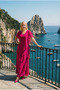 Samara Off-The-Shoulder Flounce Long Evening Dress Chiffon Invitation and Wedding Party Dress - 2