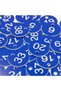 Blue Plastic Numbered Identification Tags for Locker, Dormitory, Hotel and Restaurant Table Numbers, - 6