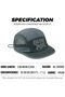 Quick Dry 5 Panel Running Hat, Breathable Mesh Two-Tone Short Brim Cap, Lightweight Baseball Cap for - 6