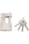 Security Padlock -90mm- Heavy-Duty Monoblock Lock with High-Security 4 Key System, Durable Padlock f - 5