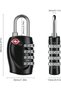 4 Pack TSA Approved Luggage Combination Locks - 4