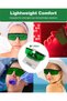 نظارات العلاج بالضوء الأحمر، نظارات واقية شفافة للعين بتصميم تغطية كاملة 200-2000 نانومتر قابلة للتعديل - 4