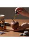 4 Pcs Mini Wooden Apple Shaped Essential Oil Diffuser, Portable Aromatherapy Diffuser for Car, Home, - 2