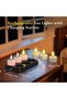 Rechargeable Tea Lights Candles with Remote Timer & Charging Base - 2