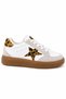 Star-Patterned Rubber Sole, Lace-Up, Casual Unisex Boys'/Girls' Kids' Sneakers - 2