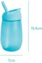 - Simple Clean Straw Cup 1pk 10oz - Blue - 6