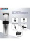 RF-609 Professional Rechargeable Hair Clipper Beard Trimmer with 5 Guide Combs Silver