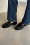 Saint Black Genuine Leather Loafers