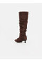 Alita City Lcw Steps Brown Women's Boots with a Difference - 3