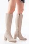 Ten Long Zippered Skin Boots - 2