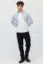 Men's Striped Regular-Fit Classic Shirt - 7