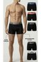 Premium Men's Boxer Briefs 6-Pack – Cotton-Stretch Fabric, Stretch Waistband, Non-Riding Solid Color Boxer Briefs - 2