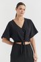Women's Front Tie Blouse - 4
