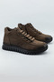 Leather Coffee Nubuck Unisex Men's and Women's Ankle Boots, casual shoes - Side-Zip Closure | 102-18810-m | New Season - 4