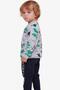 Baby Boy Tracksuit Set Dinosaur Printed 9 Months-3 Years, Gray - 2