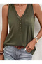 Women's Strappy Front Buttoned Viscose Blouse - 3