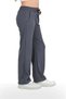 Girls' Palazzo Pants with Elastic Waistband, Drawstring, and Wide, Loose Legs — Anthracite - 3