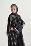 Zyra Premium Floş Abaya Black - 3