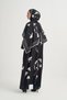 Sira Premium Floş Abaya Black - 3