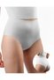 Women's Seamless Pima Cotton High-Waisted Briefs, White - 5