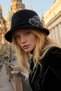 Women's Camel Feather Felt Bucket Hat - 2