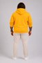 Plus Size Men's Basic Hooded Sweatshirt 11700 MUSTARD - 3