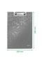 Clipboard dublu galben WOW - 2